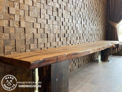 Стеновые панели из массива дерева на заказ